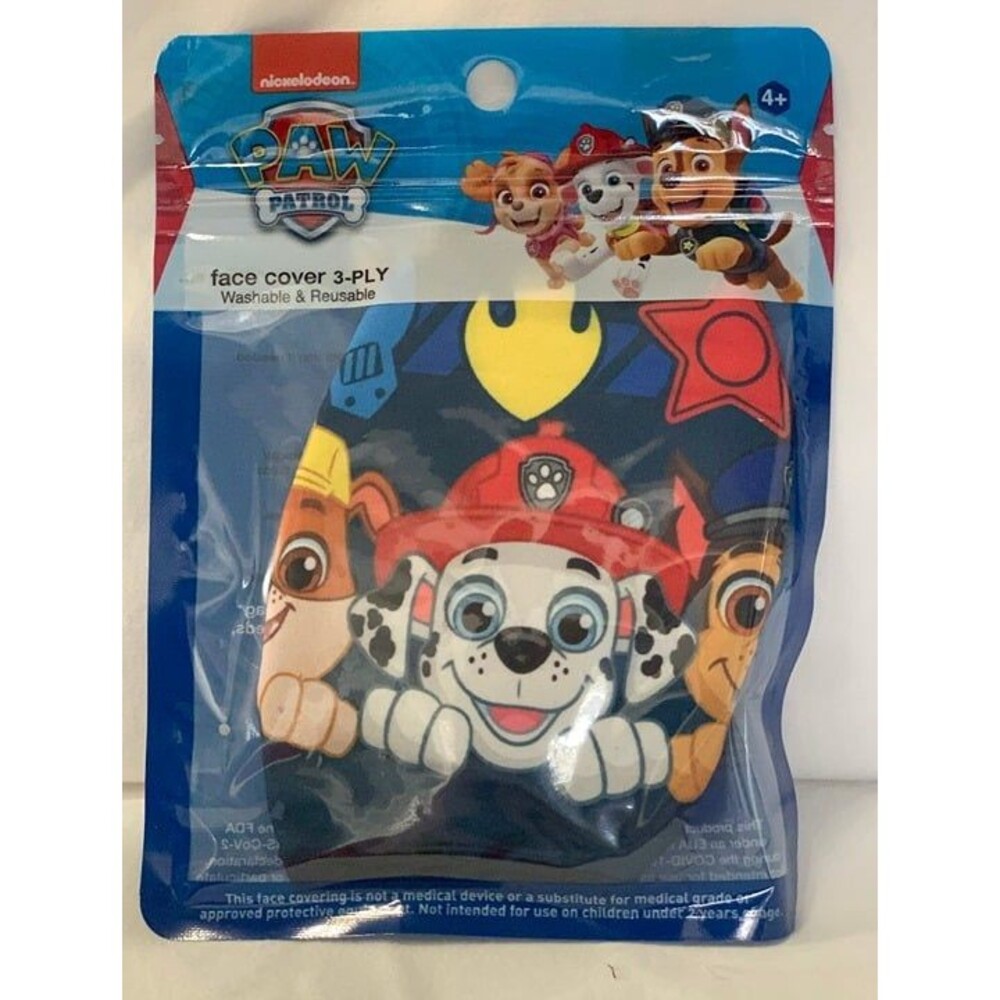 Paw Patrol 3 ply cloth face mask